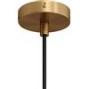 creative cables Kit rosone per lampadario da soffitto linea Mini (serracavo cilindrico, metallo bronzo satinato, Ø 83 mm, 1 foro) - Fissaggio per lampadari e sospensioni singole