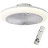TRIO LIGHTING FOR YOU MJOLBY VENTILATORE E PLAFONIERA LED CON EFFETTO CIELO STELLATO
