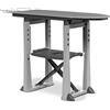 Bama TREND Asse da Stiro, Plastica, Grigio, 137x40x82/92 cm