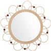 ATMOSPHERA CREATEUR D'INTERIEUR - Specchio per Bambini campagne in Rattan d38cm
