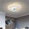 DLSixYi 19.7 Lampade da soffitto per camerette per bambini Astronauta nordico Plafoniere creative per cartoni animati Pianeta Astronauta Lampada da soffitto Decor Camera da letto Studio Apparecchio di illumi