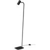 Ideal Lux Ginger PT1, Lampada da Terra Orientabile, 150 x 122 cm, Nero, GU10 28W