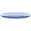 Guzzini - Vanity, Vassoio ovale piccolo, blu denim, in Bio-based SAN e Bio-based SMMA - ACQUA