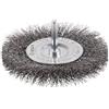Bosch 1x Spazzola a disco PRO Metal Clean a filo ondulato per trapani avvitatori a rotazione e a percussione, codolo cilindrico (Ø 100 mm, Professional Accessorio Trapano)