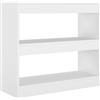 vidaXL Libreria/Divisorio Bianco 80x30x72 cm