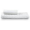 INTRECCI HOME Set Bagno Asciugamani Viso+Ospite, in Puro Cotone 300 g, 110x60 cm + 60x40 cm, Leggerezza e Praticità, con Lavorazione Nido d'Ape, Ideale per Asciugatura Rapida, Modello: Cecile