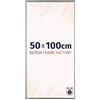 Dutch Frame Factory - Cornice 50x100 cm - Champagne - Cornice per foto in Plastica con vetro plastico Antiriflesso - Cornice portafoto 50x100 cm - Easy