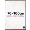Dutch Frame Factory - Cornice 70x100 cm - Nero Lucente - Cornice per foto in Plastica con vetro plastico Antiriflesso - Cornice portafoto 70x100 cm - Easy