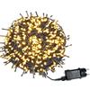 Aufun Luci di Natale 30M 300 LED Catena Luminosa da interni e Esterno Luci Albero Di Natale con 8 modalità di illuminazione per matrimoni Natale Halloween Cortili Festa Albero - Bianco Caldo