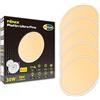 CLAR - Plafoniera LED Soffitto, Plafoniera LED Soffitto Bagno, Plafoniera LED Luce Calda, Plafoniera LED Ultra Slim, Plafoniera Luminosa, Luce Calda 3000K, 30W (Pack 5)