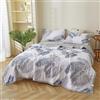 CSARPECT Piumino Estivo, Morbida e Traspirante Trapunta Reversibile in Microfibra- Coperta da Divano Anallergico, per Camera da Letto Copriletto Trapuntato Singolo Matrimoniale letto (Foglie estive, 180*200CM)