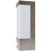 Lindby Applique da esterni con sensore di movimento (Moderno) colore Grigio, in Acciaio Inox lampadina inclusa parete esterna/parete casa abitazione terrazzo und balcone