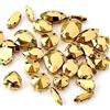 Brillabenny 50 Pietre CASTONI Strass da Cucire Cristallo Vetro Mix CABOCHON Claw Decoro Gioielli Bijoux Abito Scarpe (Oro Gold 30 Pezzi)