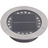 YRCHang Faretto a Incasso Solare Giardino Esterno, 8/12/16/20 LED luce solare confezione da faretti solari da incasso a terr,Lampada solare per Prato, Vialetto, Scala, Paesaggio(Size:Luce bianca,Color:16W)