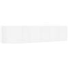 vidaXL Scaffale Porta CD a Parete Bianco 75x18x18 cm in Legno Multistrato