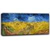 Niik Quadro + Telaio (BC) campo di grano con volo di corvi di vincent van gogh 120 x 57 x 4 cm falso d'autore stampa su tela