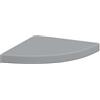 vidaXL Scaffale Angolare a Parete Grigio 35x35x3,8 cm in MDF