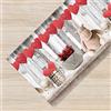 IlGruppone Tappeto Cucina Antiscivolo Made in Italy Passatoia Antimacchia Multiuso Corridoio Soggiorno Lavabile in Lavatrice - 79 Hippo Love - 50x250cm