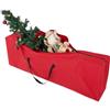 Deco Express Borsa per Albero di Natale 160×30×50cm, Copertura Arborea, Scatola Porta Oggetti per Albero Artificiale, Decorazioni Natalizie (Rosso 160cm)