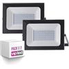 Generico VIPLED - SET DI 2 - FARETTI LED DA ESTERNO - da esterno IP65 - faro LED con design ULTRASOTTILE - 70W - 5600 LUMEN - LUCE NATURALE 4000K
