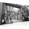 Runa Art Quadri Moderni 3D Palle Tela Non Tessuta Soggiorno Corridoio Illusione Astratto Grigio 506312c