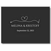 Generic Libro degli ospiti matrimonio personalizzato - Album matrimonio personalizzato, guest book Polaroid con copertina rigida elegante, idea regalo sposi
