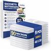 Excelux 9 Sacchetti Sottovuoto Vestiti Piccoli 30X40 Extra Spesse 90µm - Sacchi Sottovuoto da Viaggio per Valigia, Zaino e Bagaglio a Mano - Buste Sottovuoto Per Zaino - Vacuum Bags Travel Small 40x30