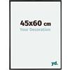 Yd. Cornice 45x60 cm Nero Opaco - Cornice in Plastica Evry | Your Decoration, Vetro acrilico antiriflesso, Montaggio a parete, Adatta per foto, poster o puzzle, Made in Holland
