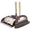 Xujuika Set di Scopa E Paletta | Scopa E Paletta in Piedi | Set Scopa E Paletta con Manico Lungo | Set di Scopa con Denti A Pettine Verticale Manico per Cucina, Ufficio, Pavimento, Leggera E Robusta