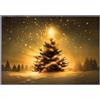 Fukamou Illumina la Pittura di Natale - Luce Notturna di Natale per Bambini | Luce Notturna a 3 Colori Che Illumina l'atmosfera della Pittura per Parete, Camera dei Bambini, Camera da Letto