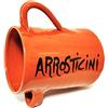 Mancini e Mancini srl Brocca porta spiedini Arrosticini in terracotta