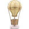 kowaku Lampada Da Comodino con Luce Notturna a Forma di Mongolfiera, Lampada Da Tavolo, Ornamento per Mobiletto Da Scrivania