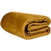 PARAMAISON Copriletto Reversibile Una Piazza e Mezza, Velluto/Microfibra, Ipoallergenico, 100gr/mq | 210x270 cm Oro