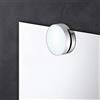 Inbagno Lampada specchio bagno LED, installazione su specchio a filo, luce naturale (Stile 3)