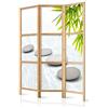 murando - Paravento da Interno 135x172 cm XXL Spa Zen Oriente 3 Pannelli Divisori Stampa Unilaterale su Tela in TNT Separe Divisorio per Ambienti Ufficio Paraventi Decorazioni Legno p-C-0016-z-b