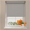 DTCH® Tenda a rullo oscurate senza fori 230 x 190 cm (LxA) grigio chiaro, disponibile in larghezze da 40 a 240 cm, inclusi supporti a pinza, accorciabile autonomamente, tende a pinza