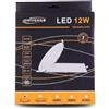 OISE ART STORE Trade Shop - Pannello LED Slim 12w Incasso Rotondo in PVC Luce Caldo Naturale Freddo P155at - Bianco Caldo -