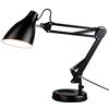 GYD Lampada da task dell'architetto, lampada da scrivania regolabile a battente con morsetto, lampada da scrivania classica per la lettura dell'ufficio domestico, 7W luce calda e fredda, senza sfarfallio