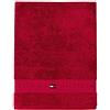 Tommy Hilfiger Asciugamani, Rosso Uni, Asciugamano da bagno, 100 x 150 cm