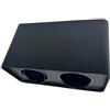 Kovalmax® Porta faretto doppio supporto orientabile montaggio da soffitto nero p342n