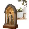 Liakyunf Statua Lampada Madonna | LED Lampada Vergine Maria Stile Vintage | Per Scrivania Camera Soggiorno Zona Meditazione