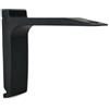 TENDAGGIMANIA Staffa per Bastone Tenda Binario Moderno Colore Nero - Modello Cubo/Piatto - Kit Accessori per Montaggio zineffa per Tenda Personalizzabile