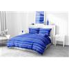 Tex family Copripiumino Stripe blu in morbida microfibra | Manopesca | lavabile in lavatrice | Made in Italy - SINGOLO 1 PIAZZA CM. 155X200