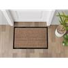 GENERICO Zerbino Asciugapassi Antiscivolo Antinciampo Tessitura Morbida Retro Gommato Varie Misure 100% Made in Italy tappeto asciugapasso (120x180 cm, BEIGE)