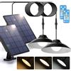 Aigostar Luce Solare Led Esterno con Telecomando 50W 500LM: Lampade da Esterno solari IP65 - Temperatura colore regolabile 3000K/4000K/6500K, Lunghezza cavo 3M, 2 pcs