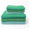 GX GARGIX Asciugamani bagno set 6 pezzi 3 grandi 3 piccoli 100% cotone (L-VAN-5)