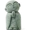 ZKSYLSM Statuetta di Buddha in pietra, decorazione Feng Shui, statua da giardino giapponese, piccolo Buddha per ricchezza, buona fortuna e pace, decorazione per casa, ufficio e auto (monaco Jizo)