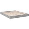 vidaXL Giroletto Grigio Cemento 160x200 cm in Legno Multistrato, Mobile Camera da Letto, Letto, Struttura Letto, arredo Camera da Letto, Base Letto