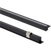 LEDKIA LIGHTING Profilo Alluminio da Incasso 2m per Striscia LED fino a 6mm Nero 2 m Semitrasparente