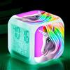 RAILONCH Sveglia con unicorno per ragazze, sveglia digitale con LED notturno, regalo illuminato per la festa dei bambini per bambini ragazzi e ragazze (001)